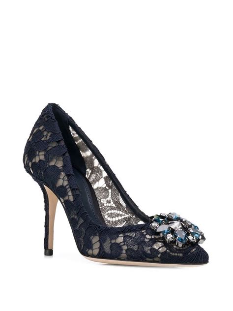 farfetch taormina lace pump.